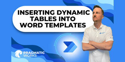 Inserting Dynamic Tables into Word Templates from Power Automate