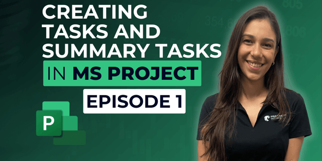 Introduction to Microsoft Project Desktop Series Ep. 1: Tasks