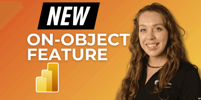NEW On-object Feature in Power BI Desktop