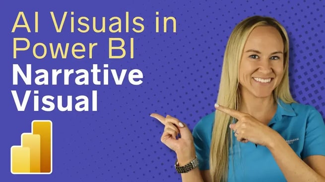 Use Narrative Visual with Copilot in Power BI - AI Visuals in Power BI