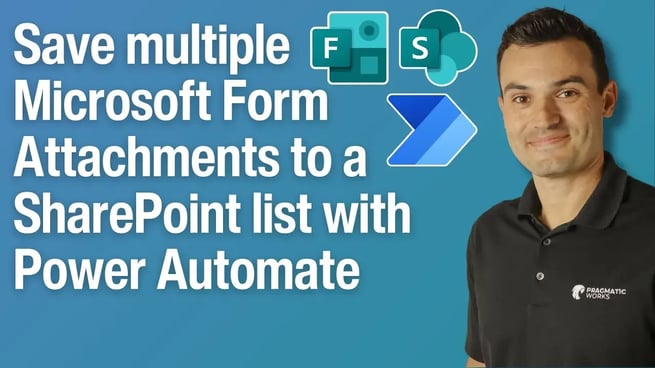 Save multiple attachments and files from Microsoft Forms to a SharePoint list with Power Automate