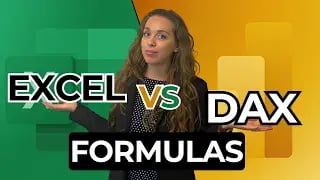 Excel Formulas vs DAX Formulas in Power BI