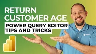 How To Calculate Age From Date of Birth in Power Query