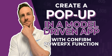 Learn how to create a modal pop-up in a model-driven app using the 'Confirm' PowerFX function with this step-by-step guide.