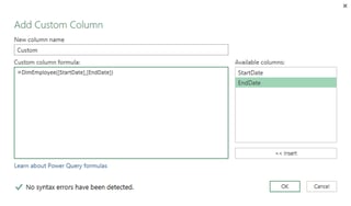 Power Query – Controlling M Query Functions w/ User Driven Parameters