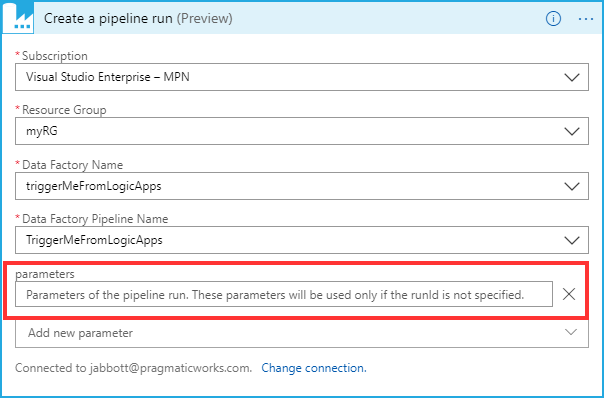 Updated Azure Data Factory Connector in Logic Apps