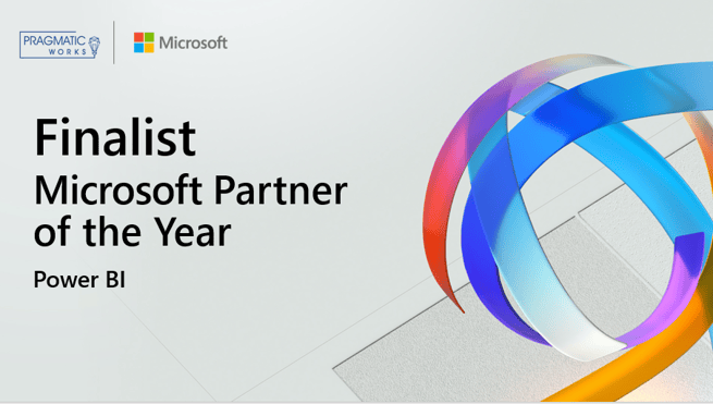 Pragmatic Works recognized as a finalist for Power BI 2020 Microsoft Partner of the Year