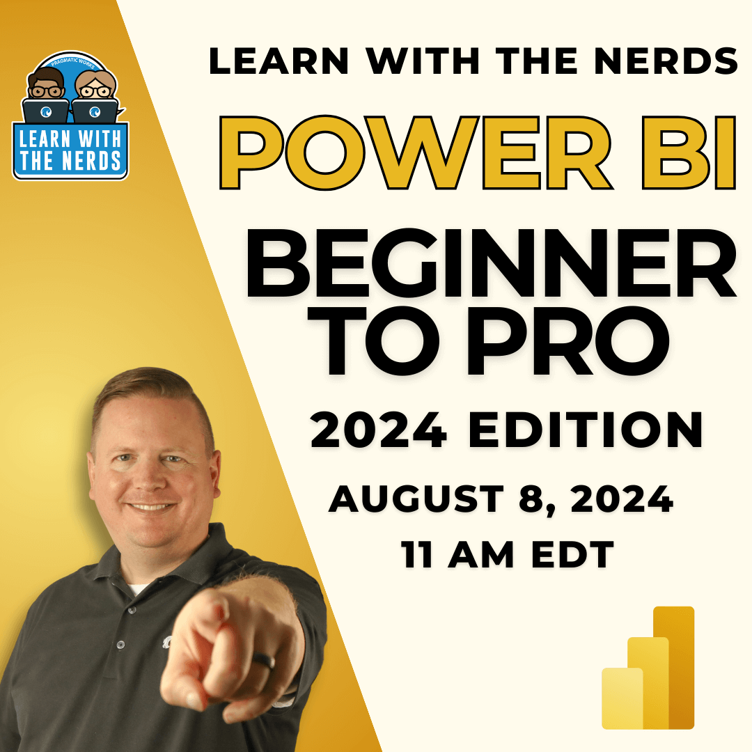Power BI Beginner to Pro LWTN 2024 (Instagram Post)