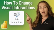 How To Edit Interactions Between Your Power BI Visuals