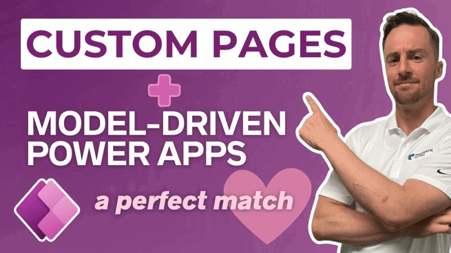 Enhancing Model-Driven Apps with Custom Pages