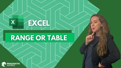 Excel - Is it a Range or Table?