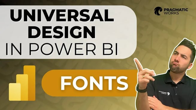 Fonts: Universal Design in Power BI