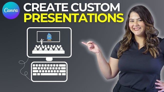Creating Custom Presentations in a SNAP | Canva Tutorial