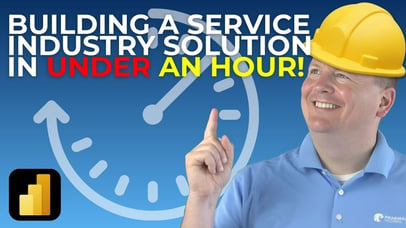 Building a Service Industry Power BI Solution in Under 1 Hour