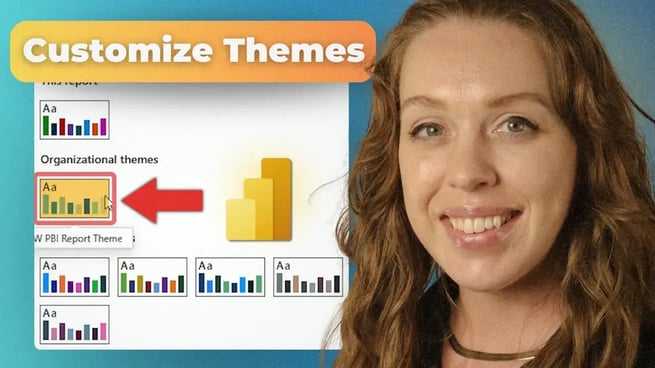 Organizational Themes in Power BI - AWESOME New Feature!