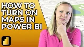 How to Turn on Maps in YOUR Reports | Power BI Tutorial