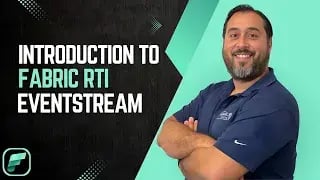 Introduction to Real Time Intelligence Eventstream