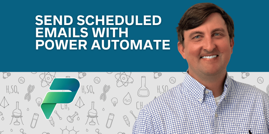 Send scheduled emails with power automate