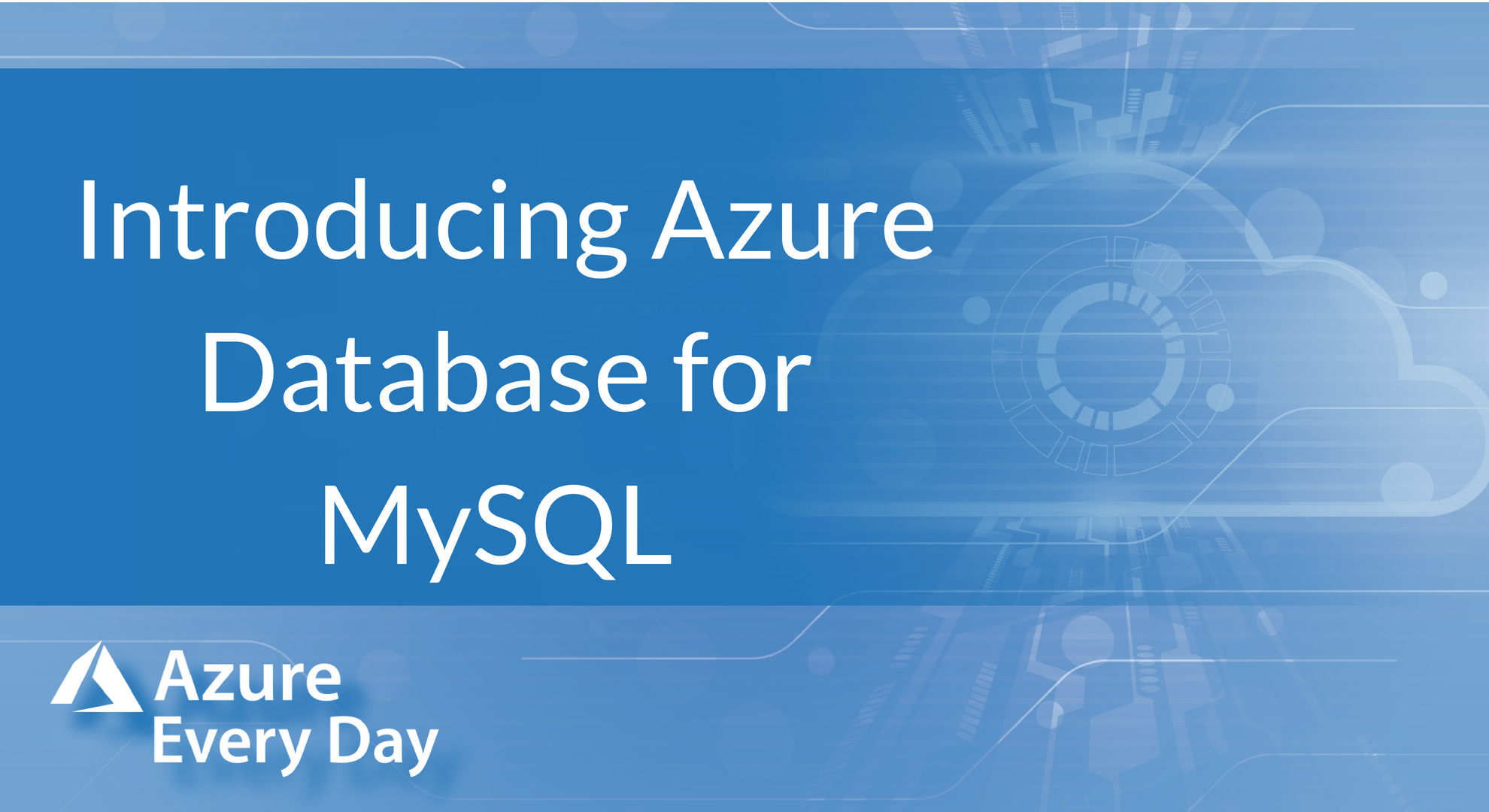 Introducing Azure Database for MySQL (1)