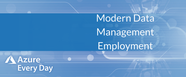 Modern Data Management Employment