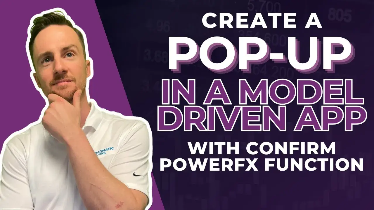 How to Create a Pop Up in a Model Driven App with the 'Confirm' PowerFX function!