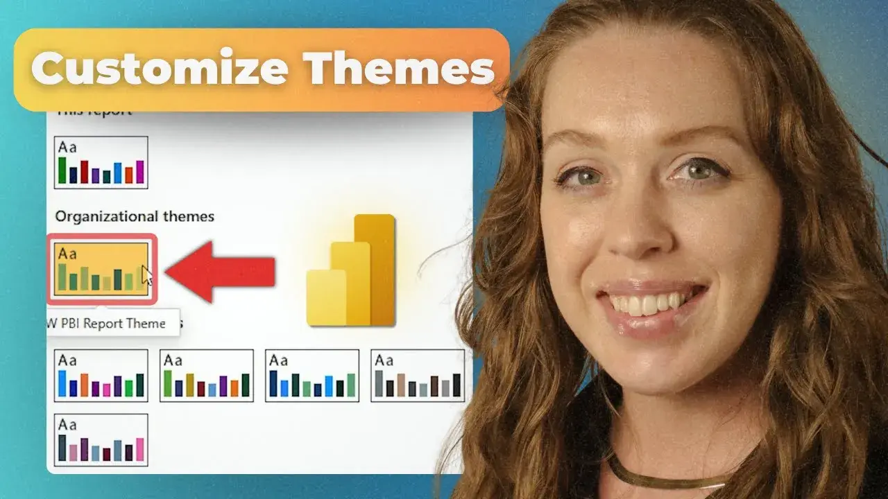 Organizational Themes in Power BI - AWESOME New Feature!